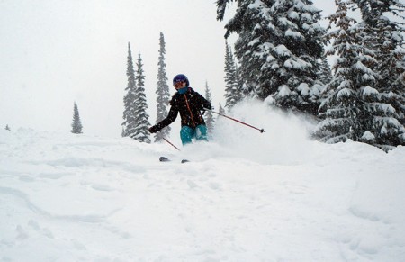 Michelle waar is je ski?