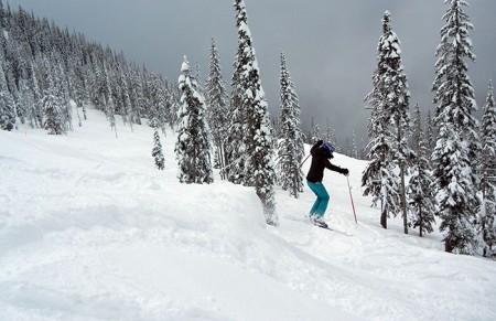 Michelle waar is je ski?